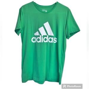 adidas Green Short Sleeve Tee